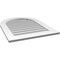 Ekena Millwork Round Top Surface Mount PVC Gable Vent: Non-Functional, w/ 3-1/2"W x 1"P Standard Frame, 26"W x 34"H GVPRT26X3401SN - alternate 5